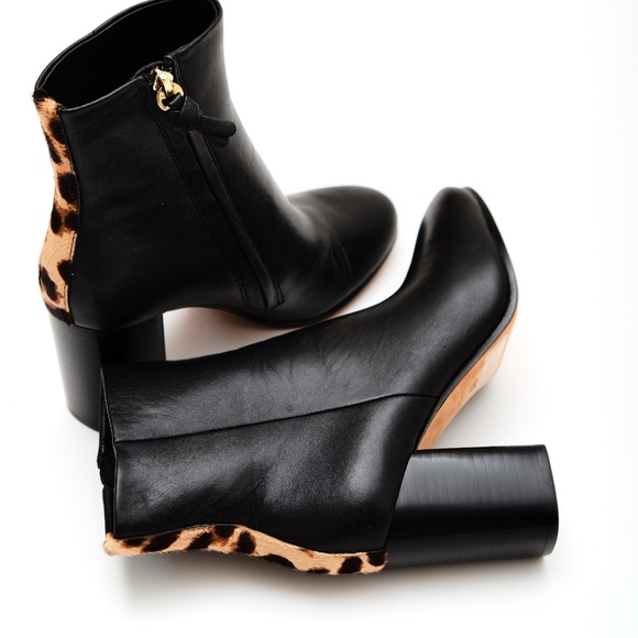 NWT, DVF Animal print & Leather boot - Picture 1 of 8